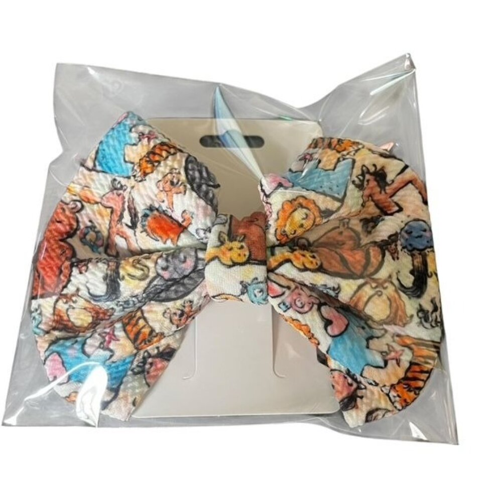 Animal Alphabet New 5" Hairbow